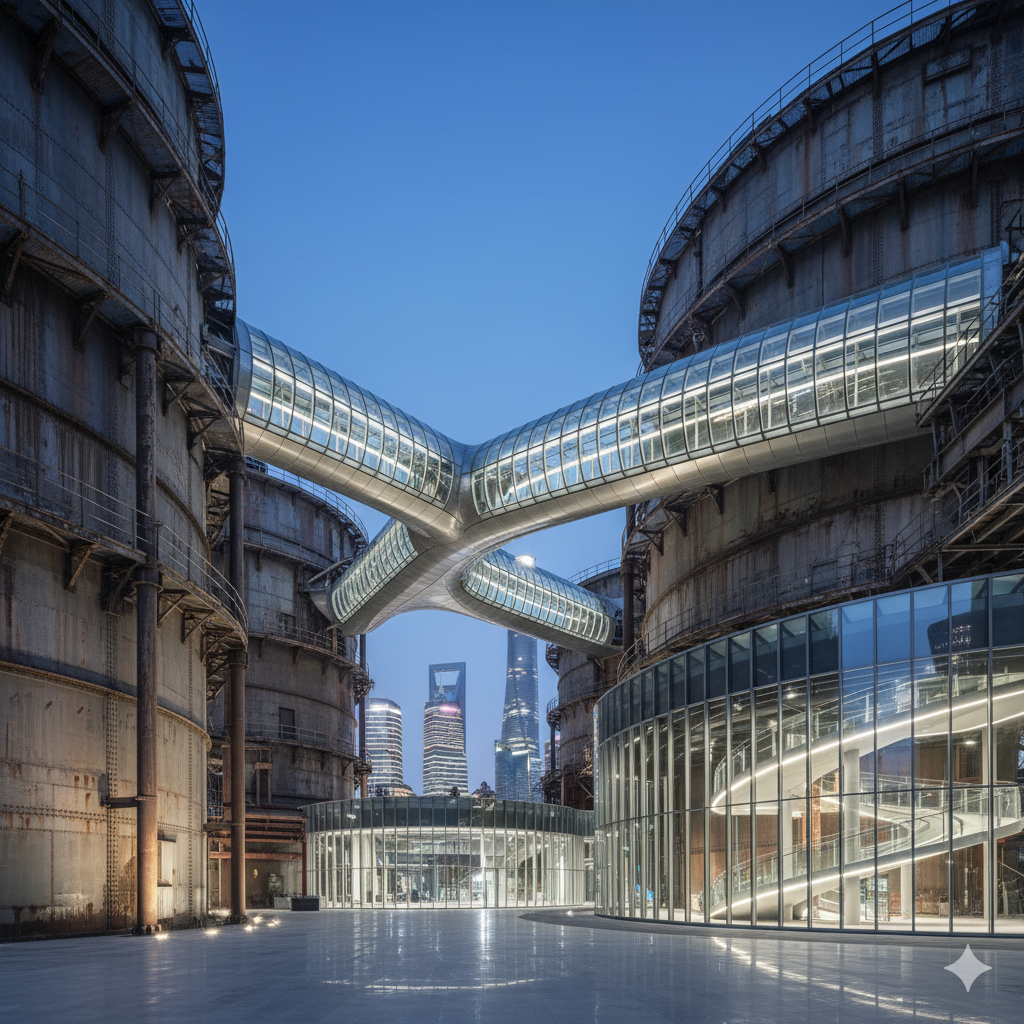 工业遗存改造：公共建筑综合体